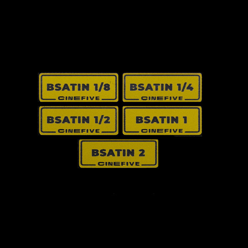 Kit Black Satin Filter Tag